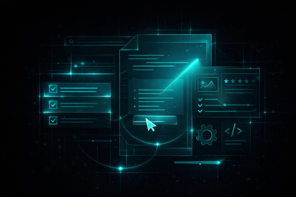 Illustration representing documentation and standards development